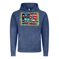 Vintage Denim flag cactus horseshoe Vintage Hoodie - AdoDesignShop