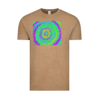Vintage Coffee tie dye backround Vintage Tee - RanaPortraitStore