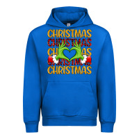 Cobalt christmas grinch heart hands Urban Hoodie - MaliasSmallBusiness