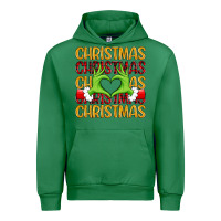 Emerald christmas grinch heart hands Urban Hoodie - MaliasSmallBusiness