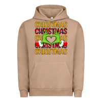 Pigment Burro christmas grinch heart hands Urban Hoodie - MaliasSmallBusiness