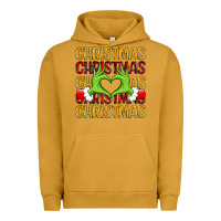 Pigment Peanut Butter christmas grinch heart hands Urban Hoodie - MaliasSmallBusiness