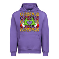 Tulip christmas grinch heart hands Urban Hoodie - MaliasSmallBusiness