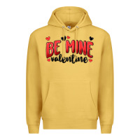 Antique Gold be mine valentine Premium Hoodie - MaliasSmallBusiness