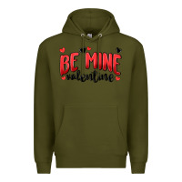 Army Green be mine valentine Premium Hoodie - MaliasSmallBusiness