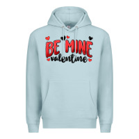 Blue Mist be mine valentine Premium Hoodie - MaliasSmallBusiness