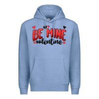 Colony Blue be mine valentine Premium Hoodie - MaliasSmallBusiness