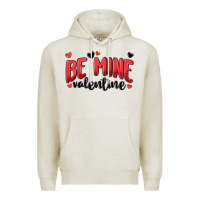 Oatmeal Heather be mine valentine Premium Hoodie - MaliasSmallBusiness