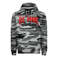Slate Camo be mine valentine Premium Hoodie - MaliasSmallBusiness