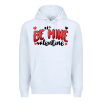 White be mine valentine Premium Hoodie - MaliasSmallBusiness