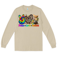 Mushroom peace love  coffee Long Sleeve Tee - Zillion Design Studio