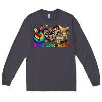 Smoke peace love  coffee Long Sleeve Tee - Zillion Design Studio
