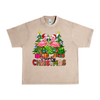 French Oak merry christmas flamingo Urban Heavy Tee - Zillion Design Studio