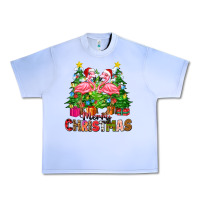 Grape Ice merry christmas flamingo Urban Heavy Tee - Zillion Design Studio