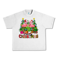 Lunar Rock merry christmas flamingo Urban Heavy Tee - Zillion Design Studio