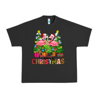 Pigment Black merry christmas flamingo Urban Heavy Tee - Zillion Design Studio