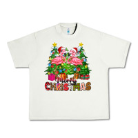 Pistachio merry christmas flamingo Urban Heavy Tee - Zillion Design Studio