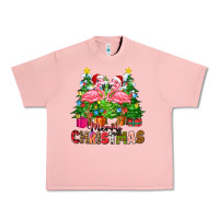 Salmon merry christmas flamingo Urban Heavy Tee - Zillion Design Studio