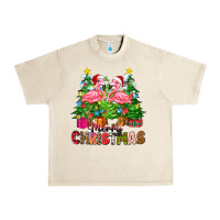 Sandshell merry christmas flamingo Urban Heavy Tee - Zillion Design Studio