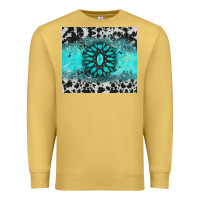 Antique Gold gemstone cowhide Premium Sweatshirt - AdoDesignShop