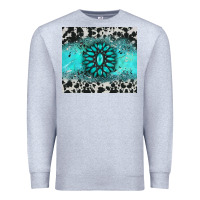 Heather Grey gemstone cowhide Premium Sweatshirt - AdoDesignShop