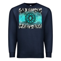 Navy gemstone cowhide Premium Sweatshirt - AdoDesignShop