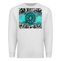 Oatmeal Heather gemstone cowhide Premium Sweatshirt - AdoDesignShop
