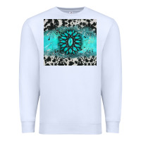 White gemstone cowhide Premium Sweatshirt - AdoDesignShop