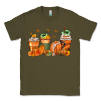 Army Green pumpkins coffee cups Classic Tee - Zillion Design Studio