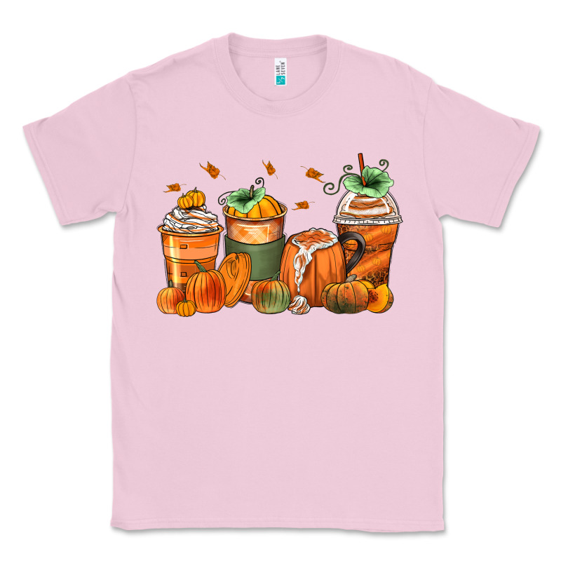 Pumpkins Coffee Cups Classic Tee by Zillion Design Studio | Teevron