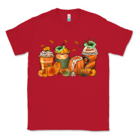 Red pumpkins coffee cups Classic Tee - Zillion Design Studio