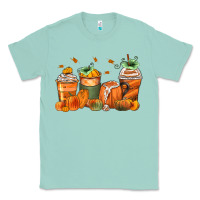 Seafoam pumpkins coffee cups Classic Tee - Zillion Design Studio
