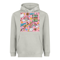 Moon Dust school with rainbow seamless pattern Heavyweight Hoodie - BundleAndBundleShop