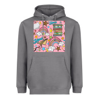 Storm school with rainbow seamless pattern Heavyweight Hoodie - BundleAndBundleShop