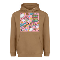 Toasted Coconut school with rainbow seamless pattern Heavyweight Hoodie - BundleAndBundleShop