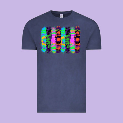 Vintage Tee tie dye brushstrokes