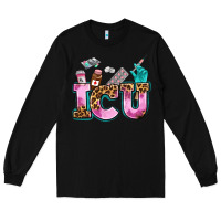 Black icu Long Sleeve Tee - AdoDesignShop