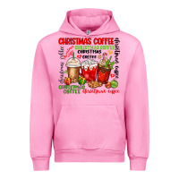 Fuchsia Pink Christmas coffee Urban Hoodie - MaliasSmallBusiness
