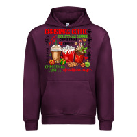 Mauve Wine Christmas coffee Urban Hoodie - MaliasSmallBusiness