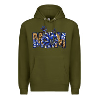 Army Green cheer mom Premium Hoodie - NancyCooperArtShop