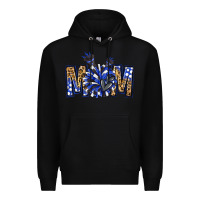 Black cheer mom Premium Hoodie - NancyCooperArtShop