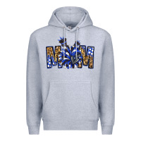 Heather Grey cheer mom Premium Hoodie - NancyCooperArtShop
