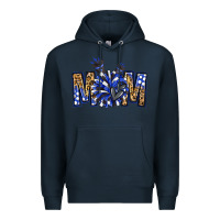 Navy cheer mom Premium Hoodie - NancyCooperArtShop