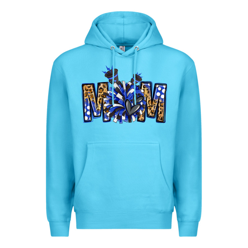 Cheer Mom Premium Hoodie by NancyCooperArtShop | Teevron