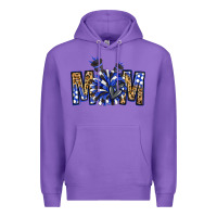 Purple cheer mom Premium Hoodie - NancyCooperArtShop