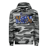 Slate Camo cheer mom Premium Hoodie - NancyCooperArtShop