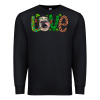 Black Western St. Patrick's Day Love Cow Premium Sweatshirt - Artiststas
