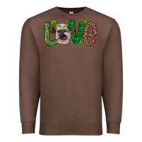 Chestnut Western St. Patrick's Day Love Cow Premium Sweatshirt - Artiststas