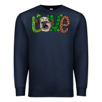 Navy Western St. Patrick's Day Love Cow Premium Sweatshirt - Artiststas