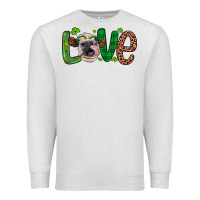 Oatmeal Heather Western St. Patrick's Day Love Cow Premium Sweatshirt - Artiststas